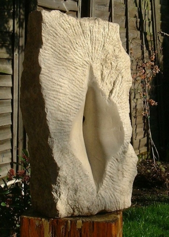 Title:  C-Through Material: Limestone Size: 35 x 25 x 12 (cm) Price: £350