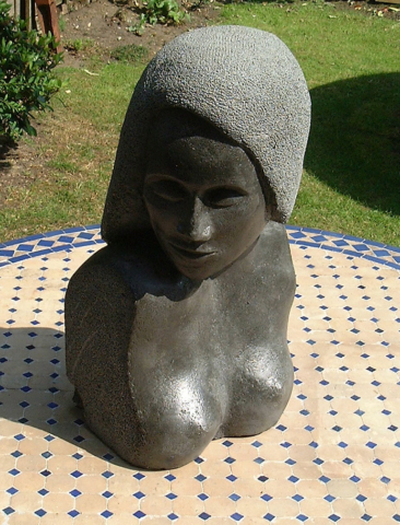 Title: Bust Material: Carved Cement SOLD