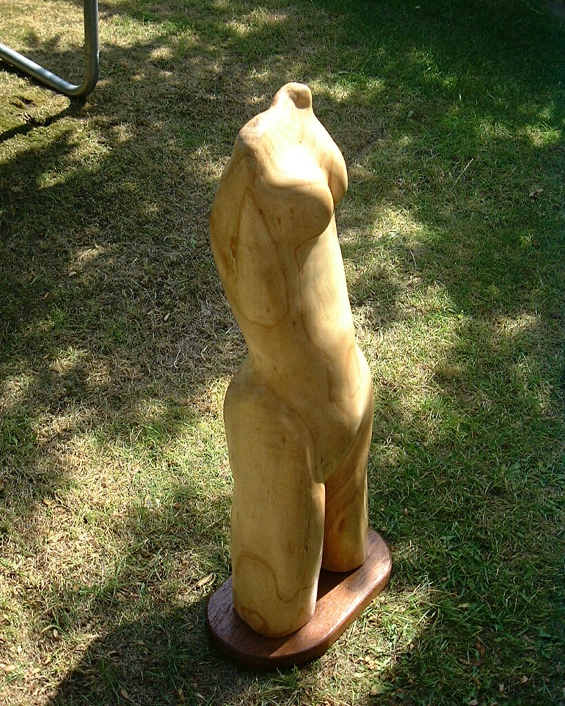 wood sculpture figure Al Baker